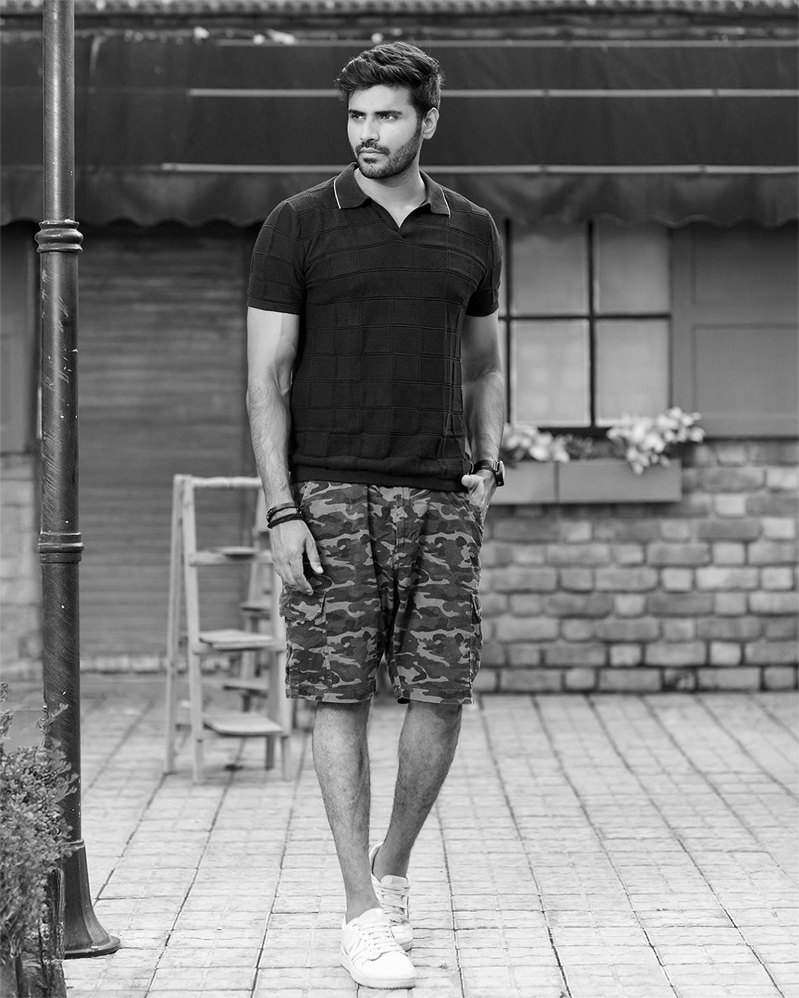 GRID INSPIRED GOLF SHIRT