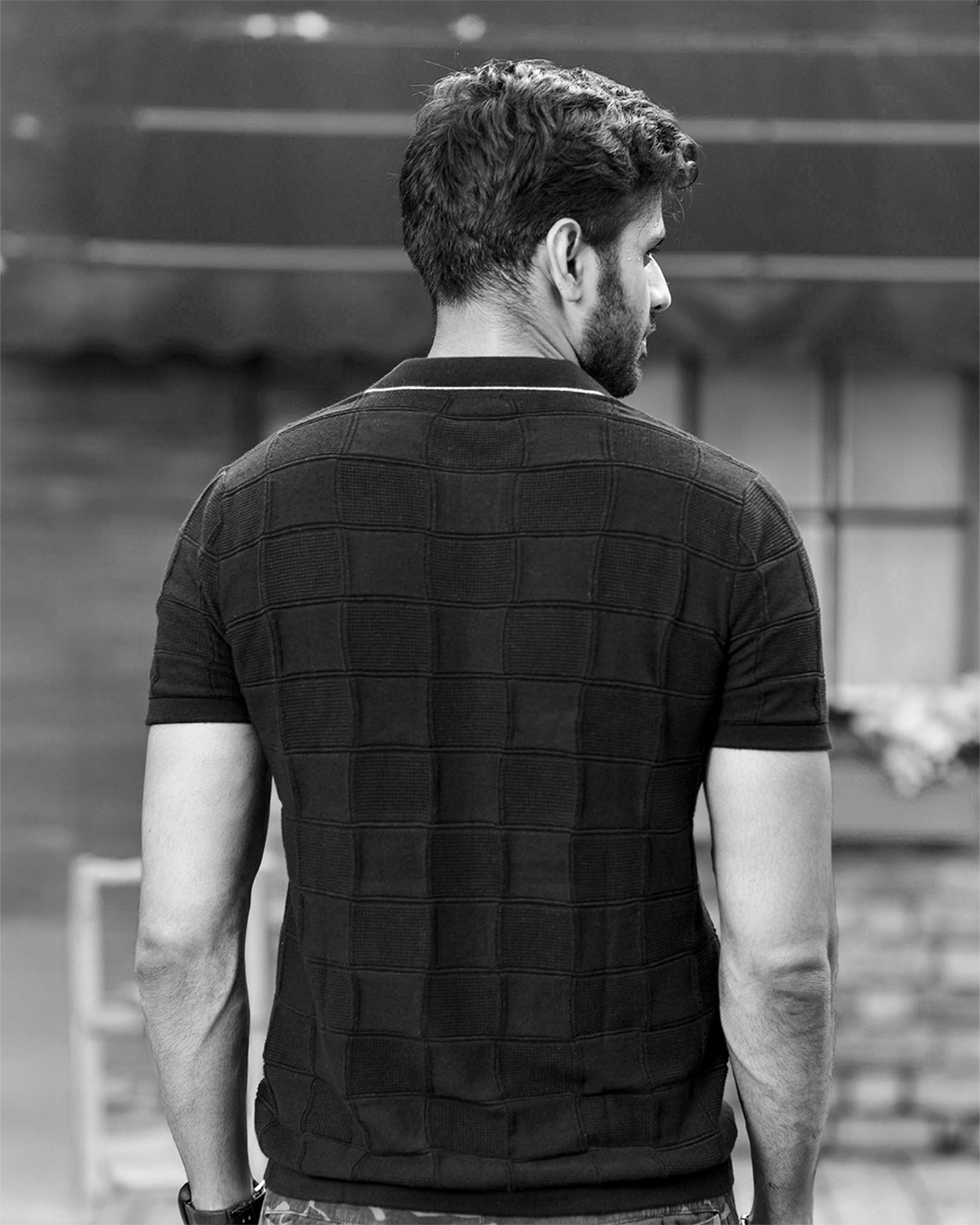 GRID INSPIRED GOLF SHIRT