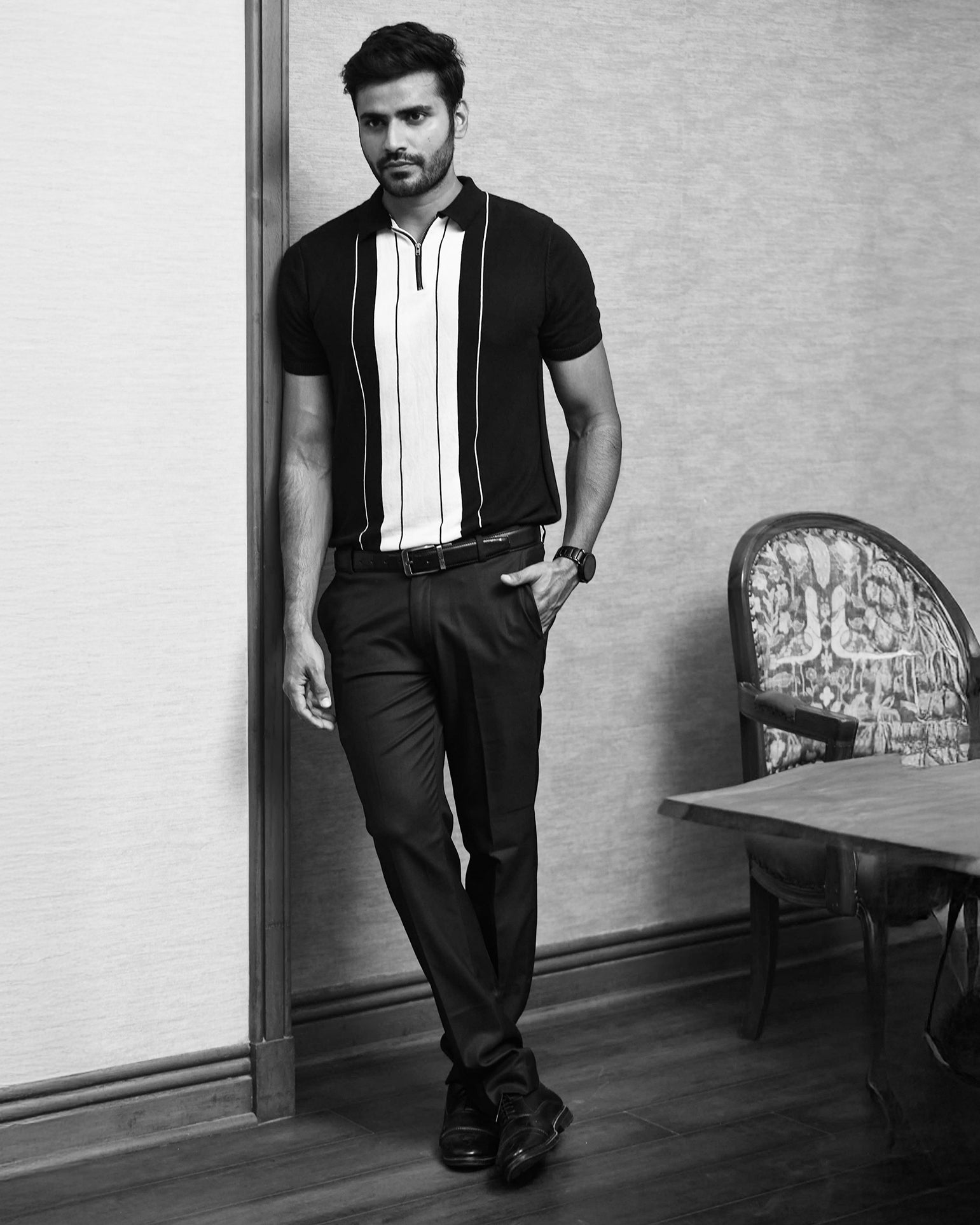 RETRO-INSPIRED GOLF SHIRT