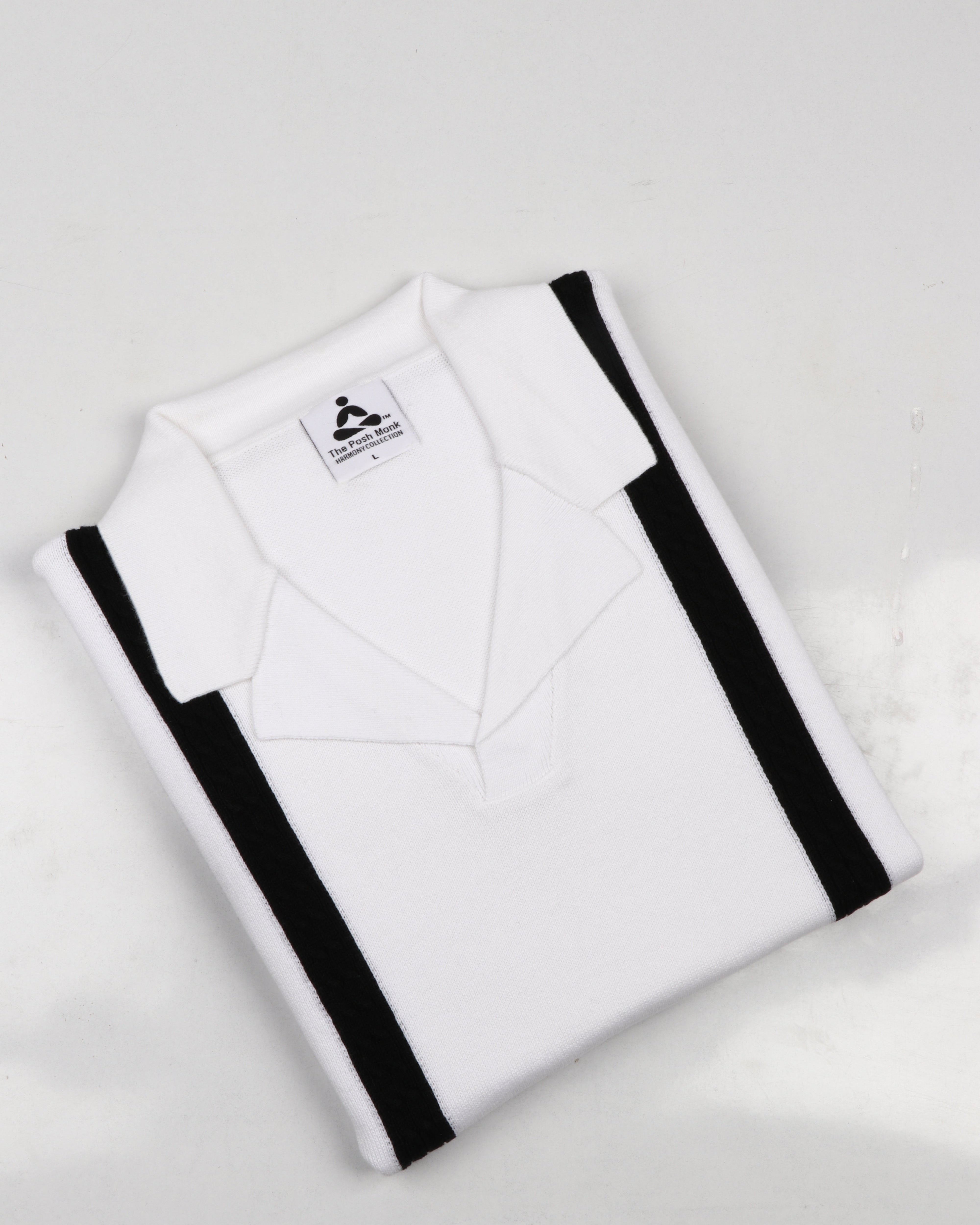 RETRO STRIPED GOLF SHIRT