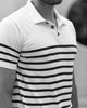 STRIPED NAUTICAL-INSPIRED GOLF SHIRT
