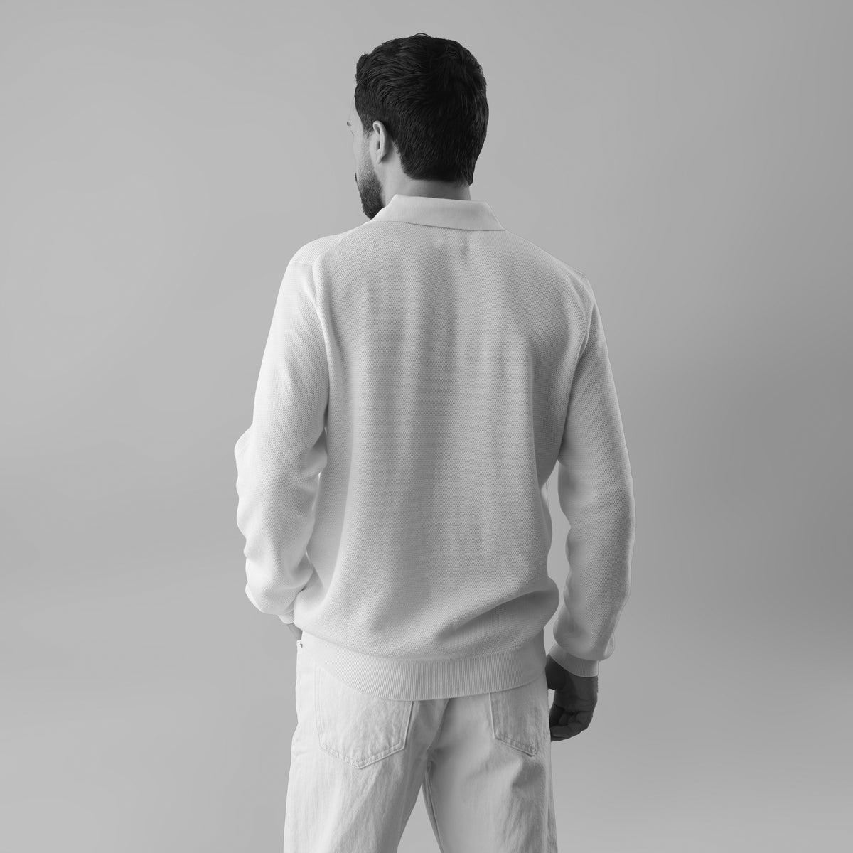 SEREIN LONG-SLEEVE POLO