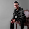 MAZE – GEOMETRY IN MOTION LONG-SLEEVE FLAT-KNIT SHIRT