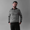 GRID LONG-SLEEVE POLO