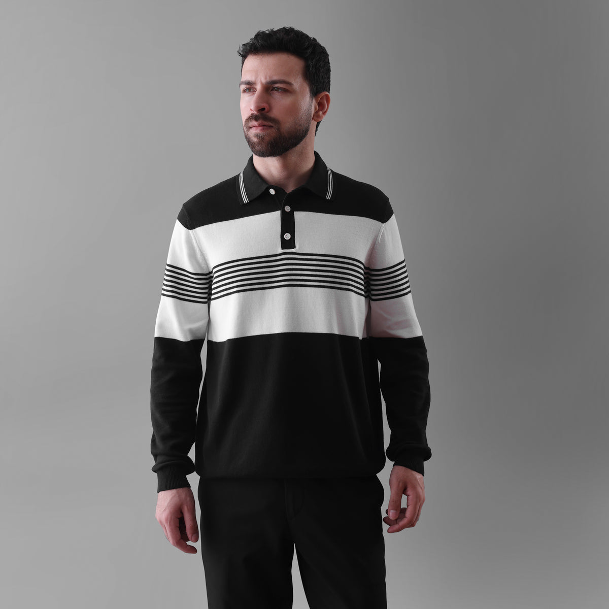 MONACO LONG-SLEEVE POLO