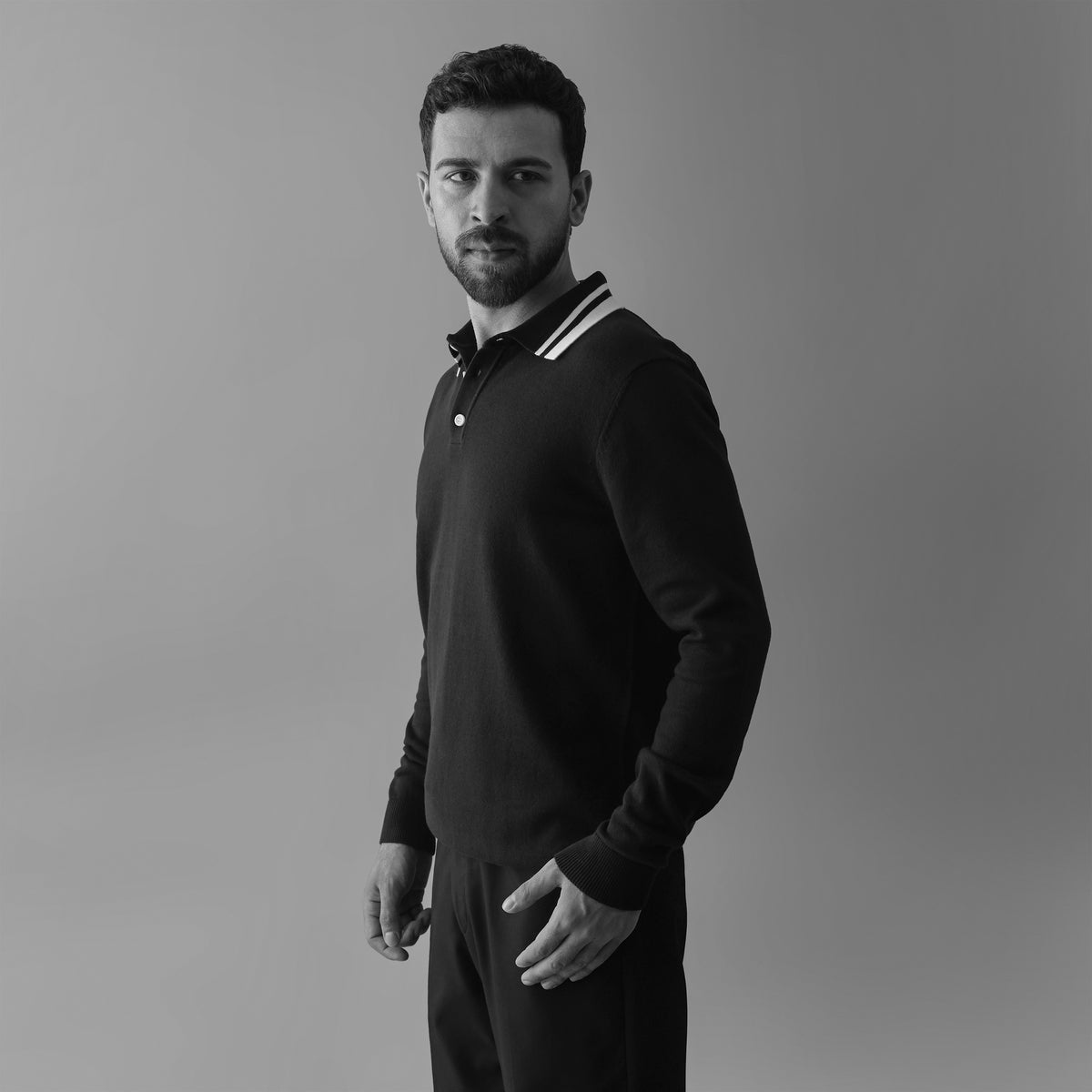STRATA LONG-SLEEVE POLO