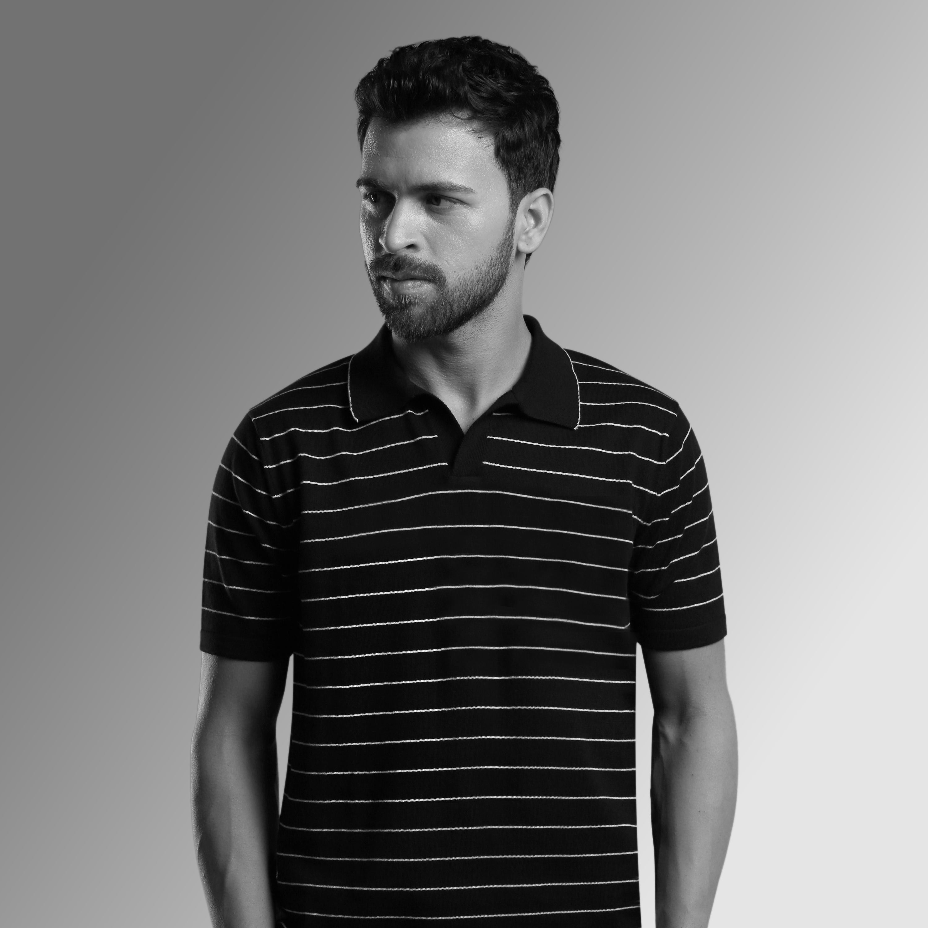 CLASSIC STRIPED PINNACLE POLO
