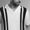 RETRO CONTRAST STRIPE PINNACLE POLO