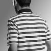 STRIPED PINNACLE POLO WITH CONTRAST COLLAR