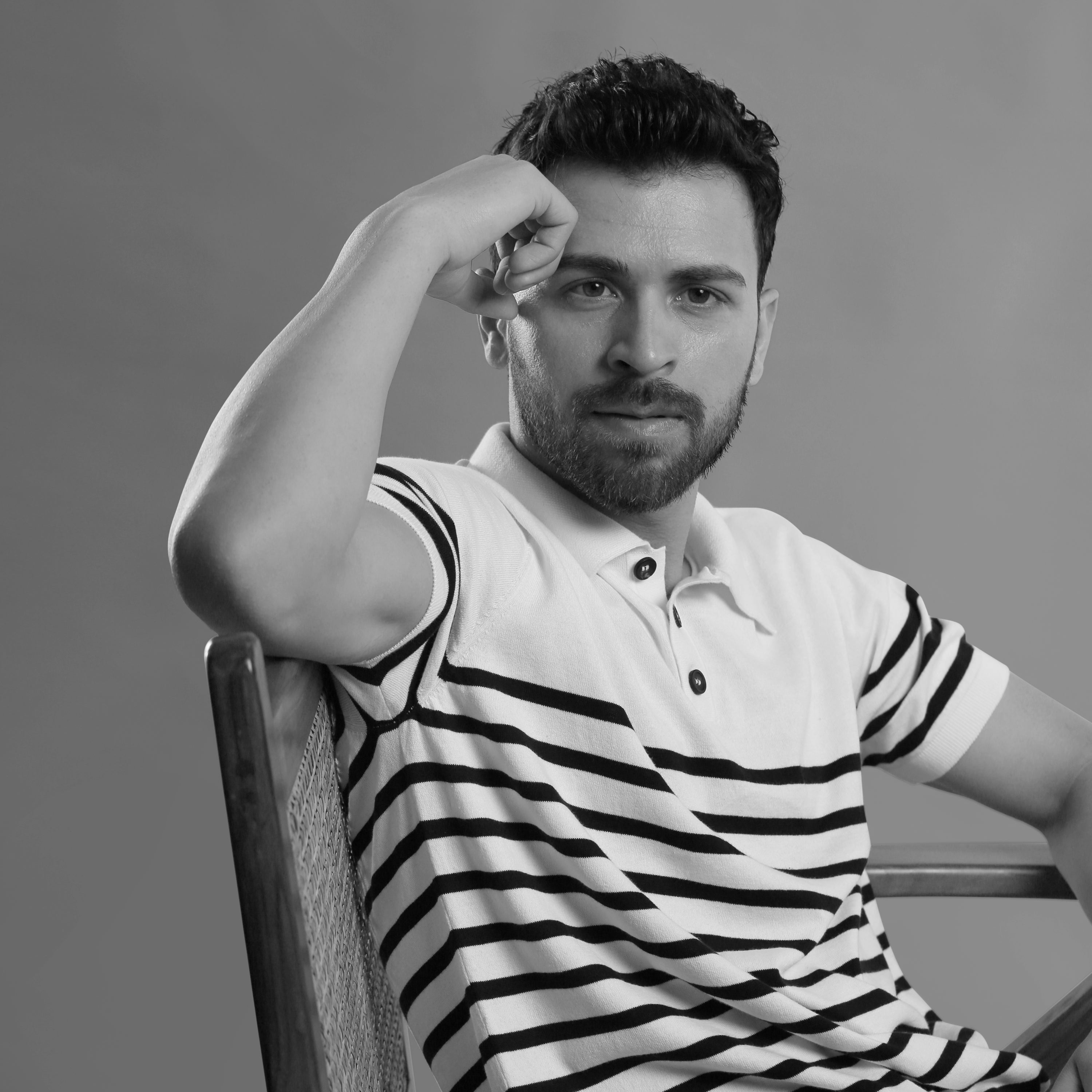STRIPED NAUTICAL-INSPIRED PINNACLE POLO