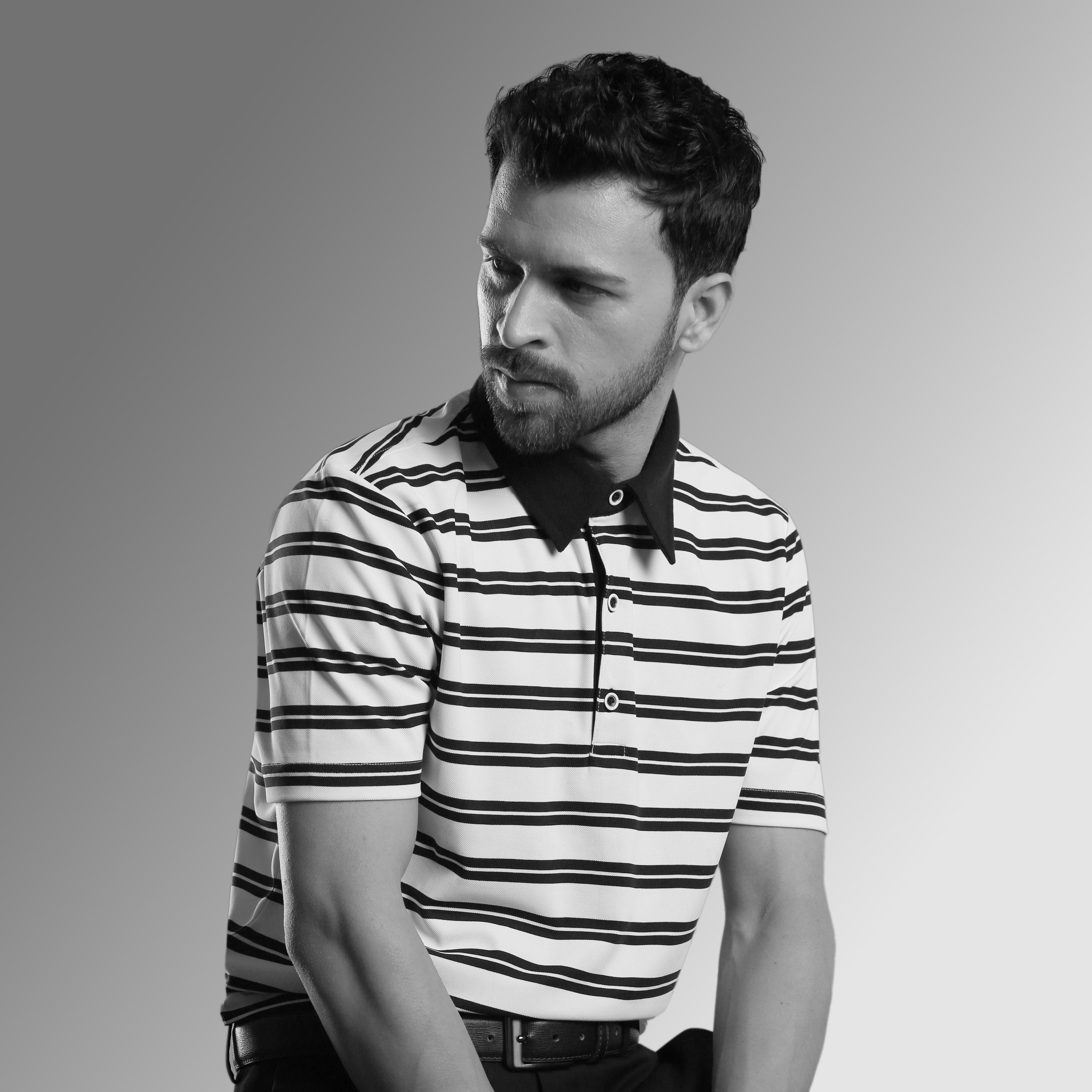 STRIPED GOLF SHIRT