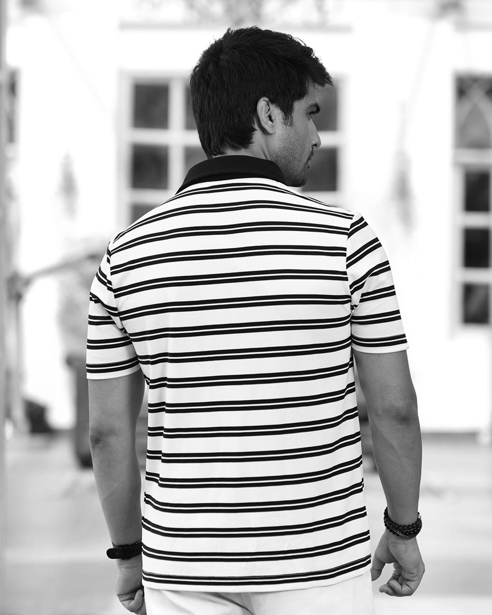 STRIPED GOLF SHIRT