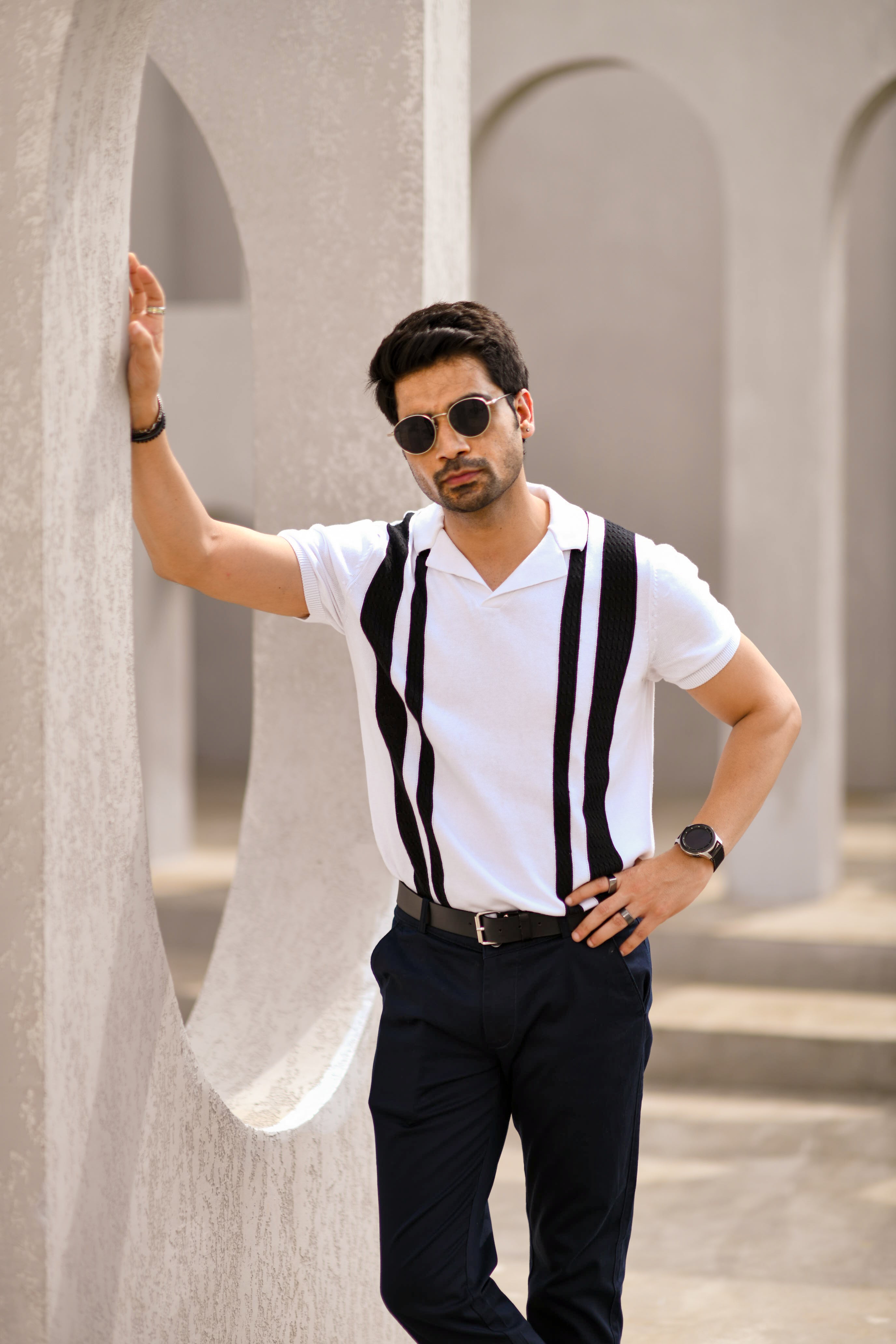 RETRO CONTRAST STRIPE PINNACLE POLO (Copy)