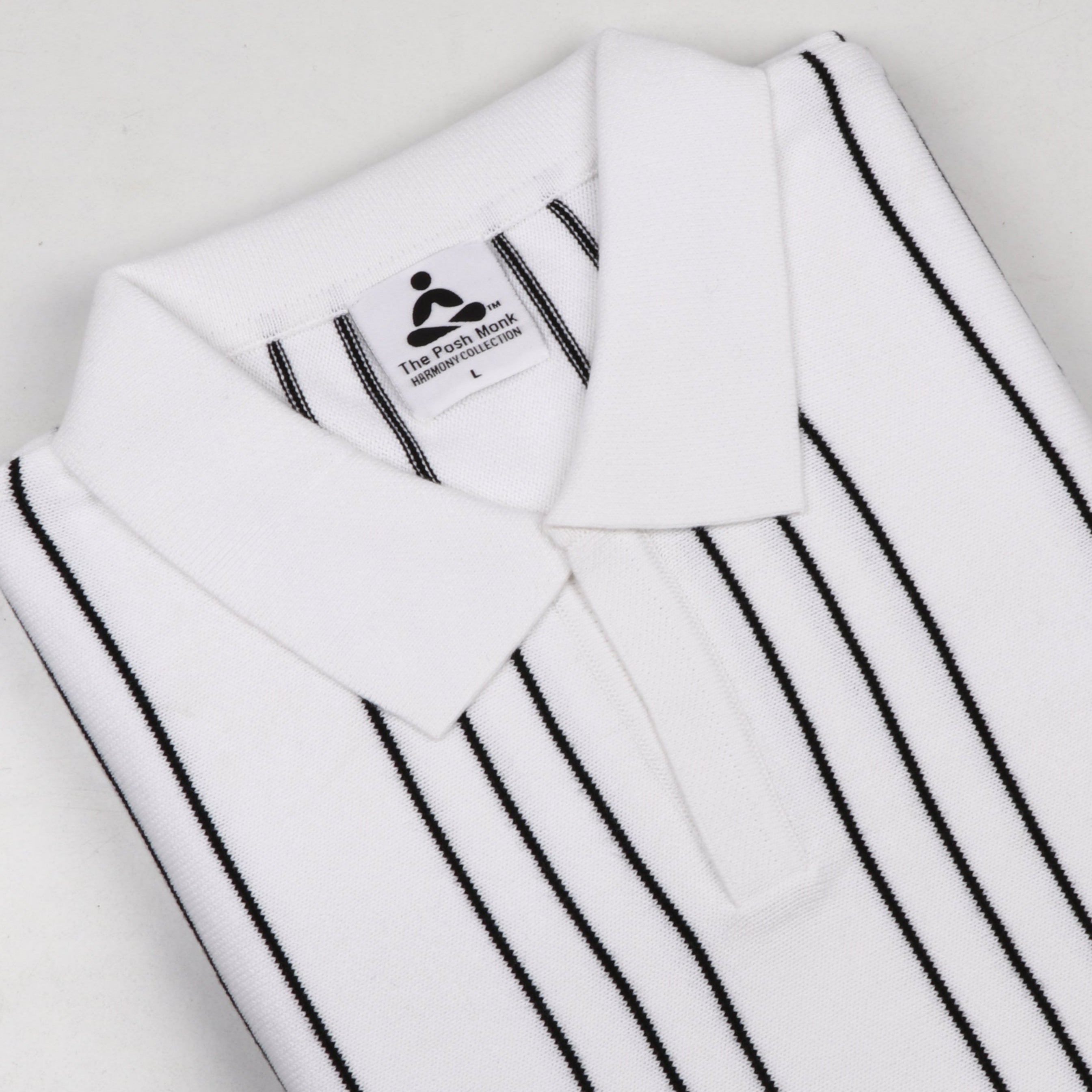 VERTICAL STRIPED PINNACLE POLO