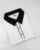 BUTTONED WHITE PINNACLE POLO