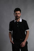 CONTRAST BUTTON PERFORMANCE SHORT-SLEEVE POLO T-SHIRT