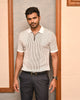 VERTICAL PIN STRIPE PINNACLE POLO