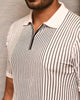 VERTICAL PIN STRIPE PINNACLE POLO