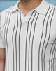 VERTICAL STRIPED PINNACLE POLO