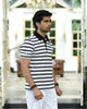STRIPED PINNACLE POLO