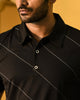 MINIMALIST PINNACLE POLO WITH SUBTLE STITCHED LINES