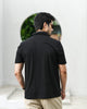 CLASSIC BLACK PINNACLE POLO WITH STRIPES